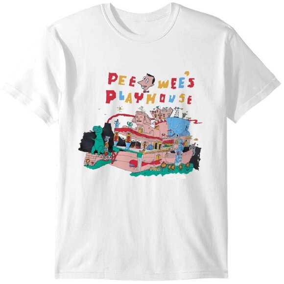 Funny Vintage Pee Wee's Playhouse Shirt – 90s Pee Wee Herman Unisex Tee 24 - Picture 1 of 6